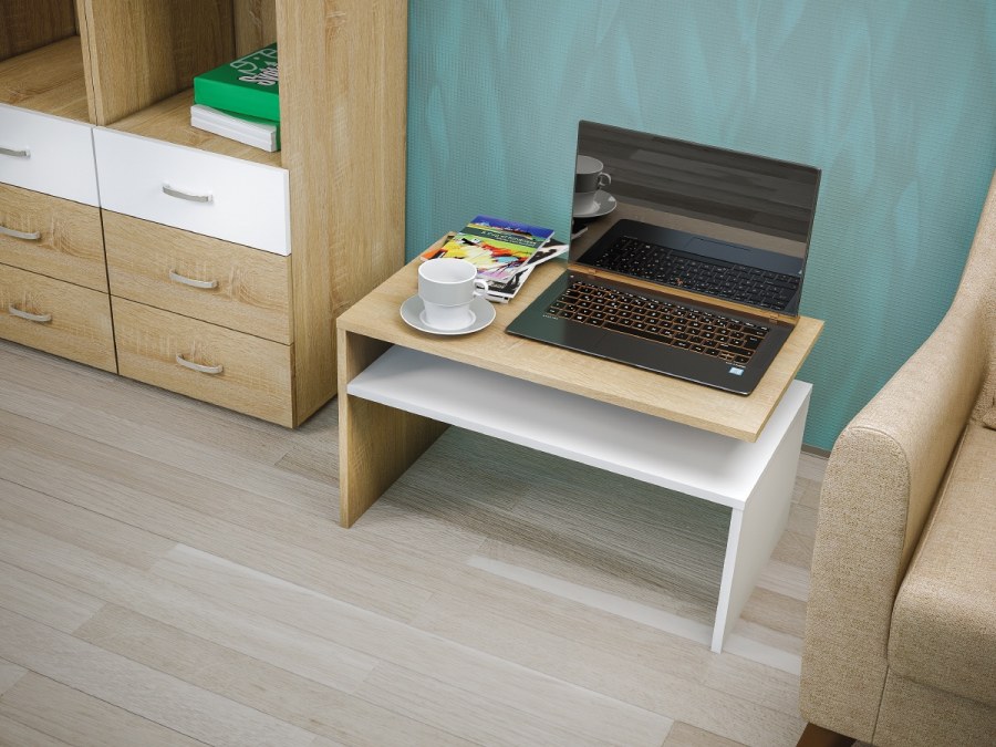 Тумба Прага км-136 (дуб серый крафт)