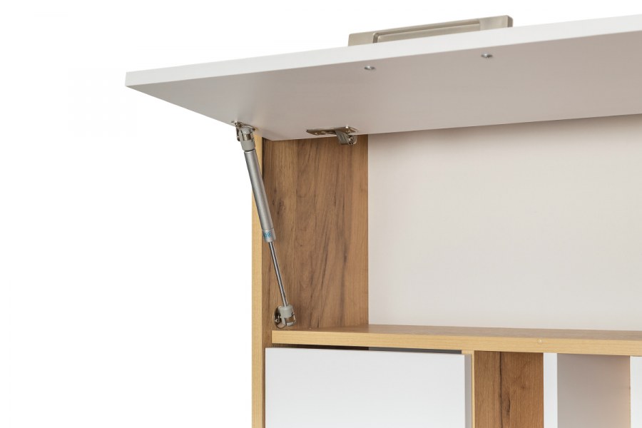 Стол-книжка белая дуб крафт