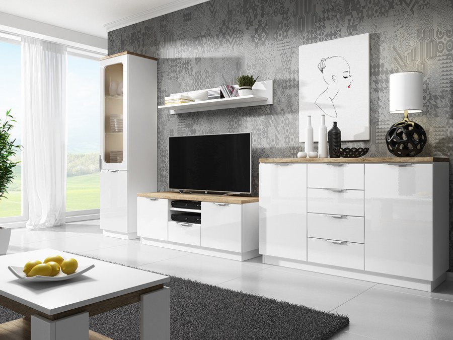 Стол дуб крафт белый Интер дизайг