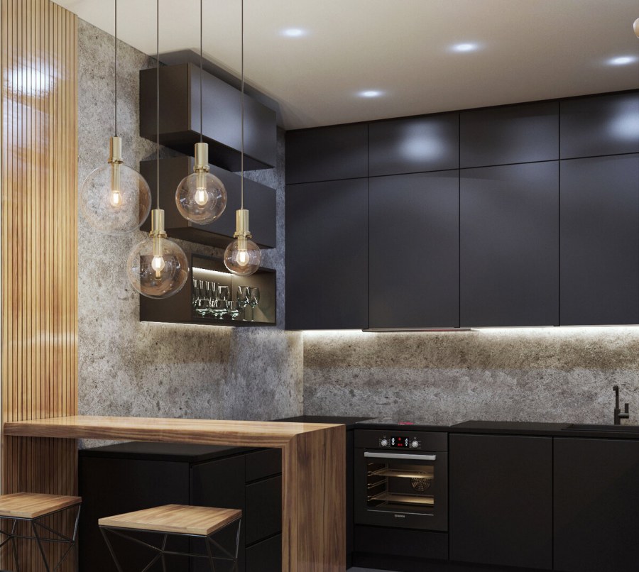 Афреско в интерьере кухни