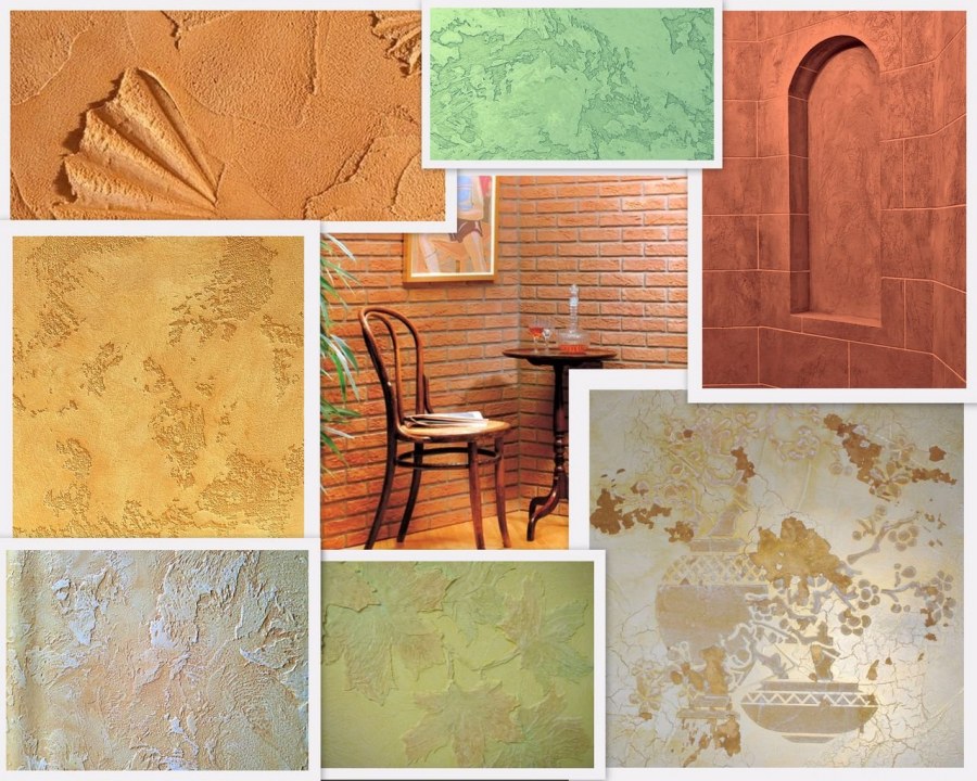 Венецианская штукатурка для внутренней отделки стен фото кухни