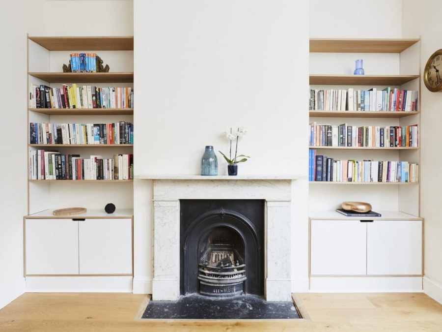 Стеллаж в нише