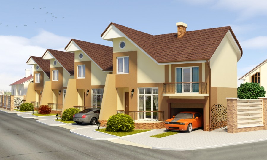 Таунхаус стройка