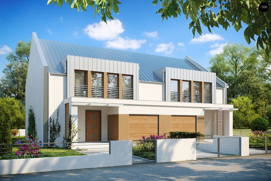 Дуплекс дом проекты z500