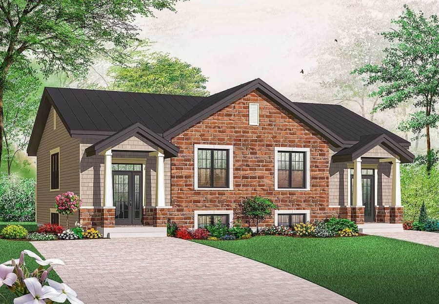 Дом Дюплекс на две семьи