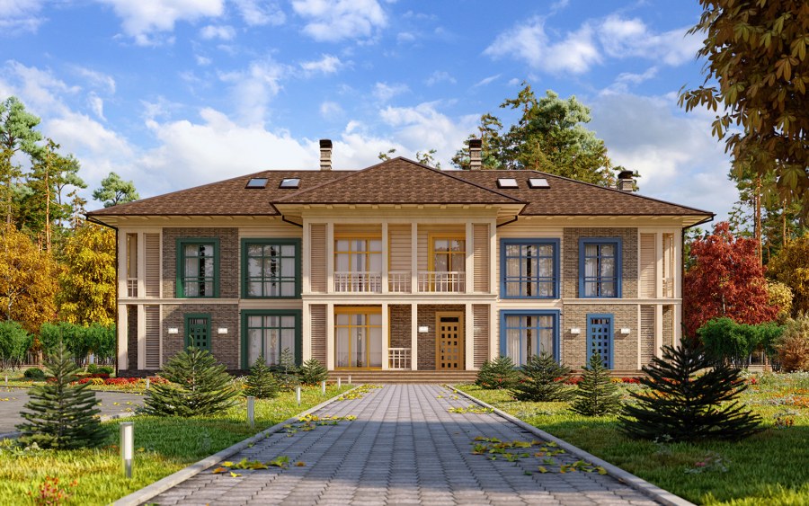 Дуплекс 400 м2