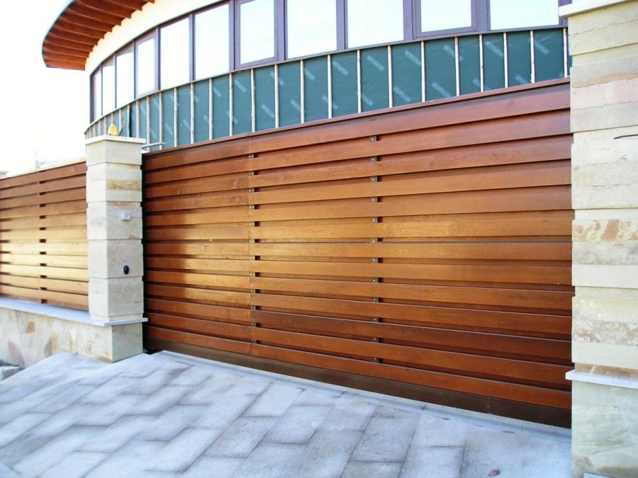 Ворота из профильной трубы 40х20 3м