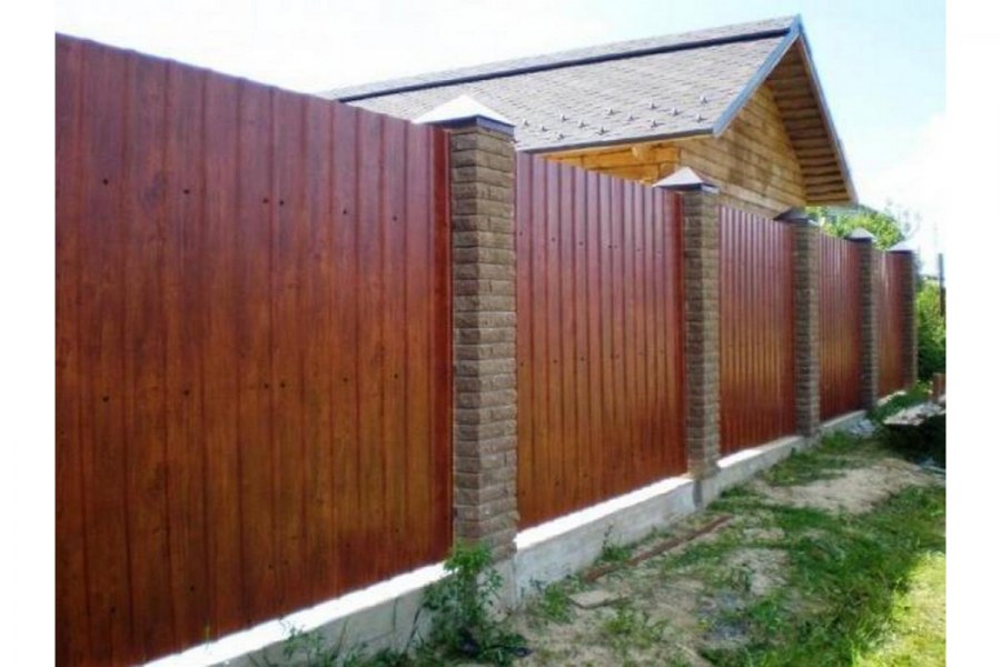 Фасадный забор