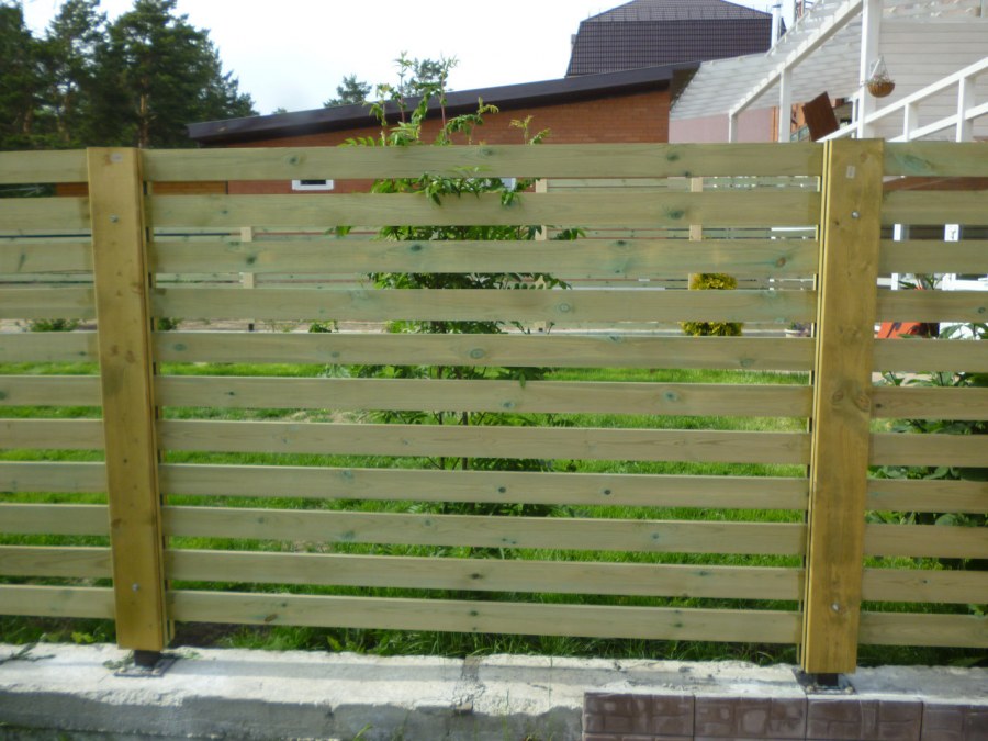 Современные деревянные ворота