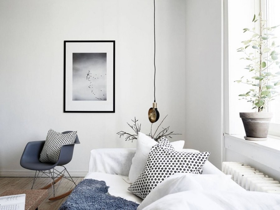 Постеры для спальни в скандинавском стиле