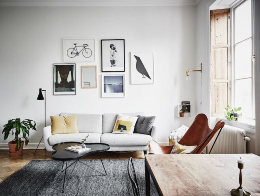 Картины в скандинавском интерьере