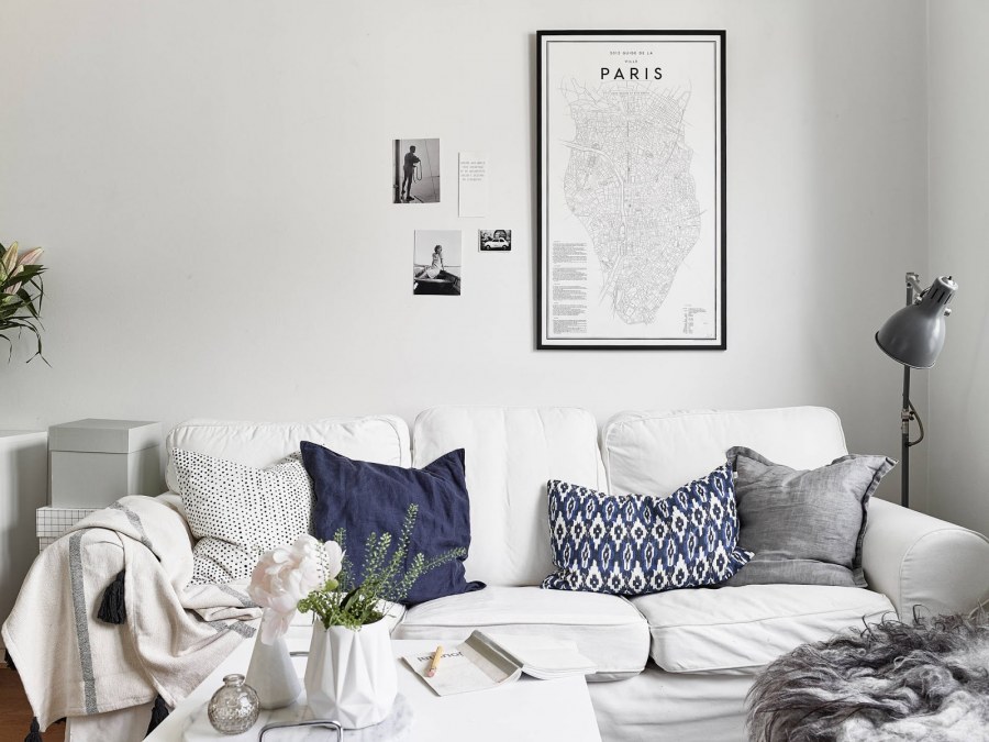 Скандинавский интерьер фон