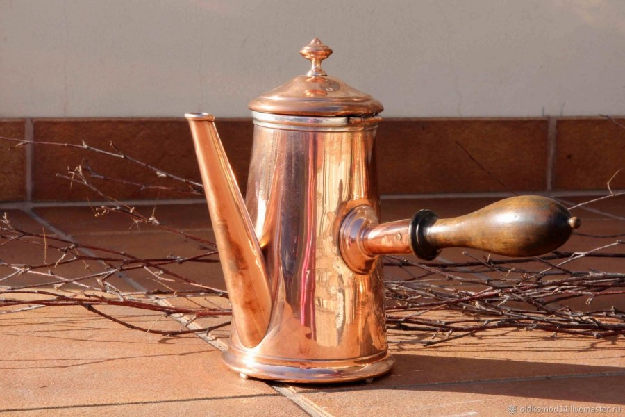 Латунный кофейник
