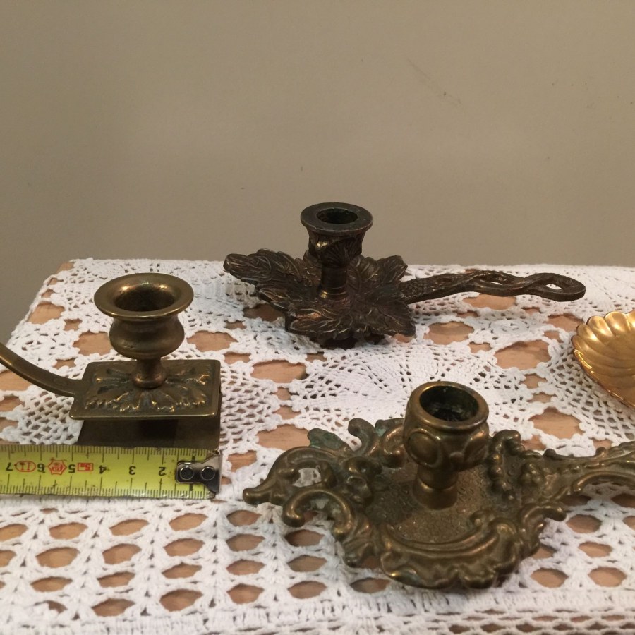 Подсвечник Винтаж латунь медь