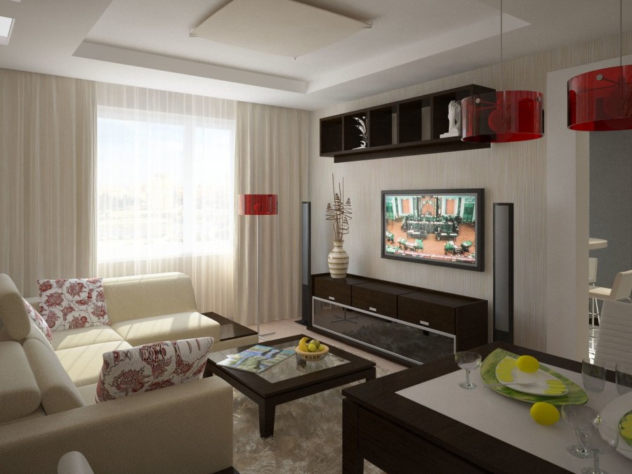 Гостиная в панельном доме