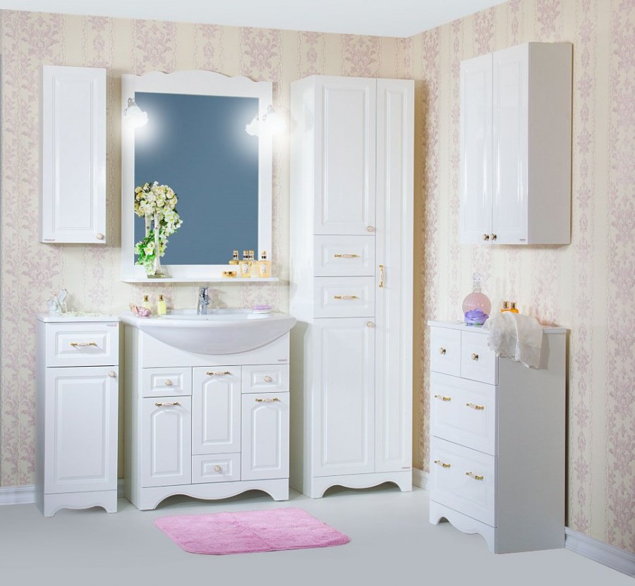 Мебель для ванной Бриклаер Анна 100 белая