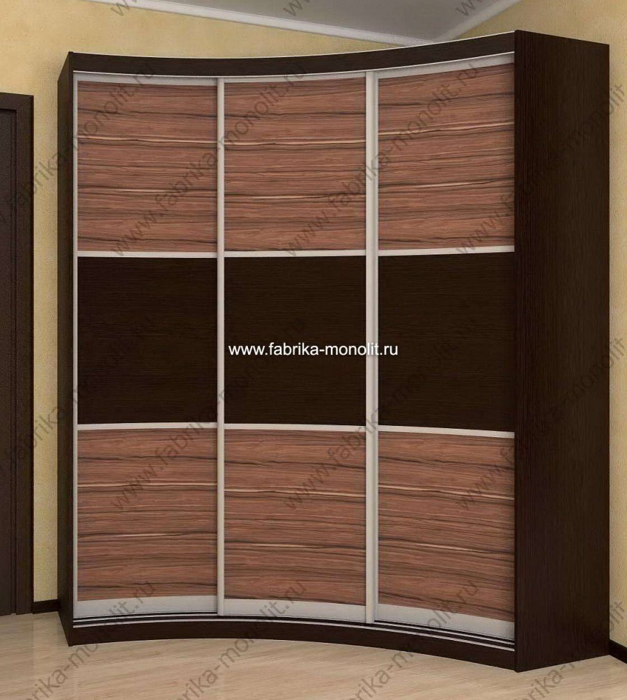 Радиусный шкаф купе Мебелайн 18