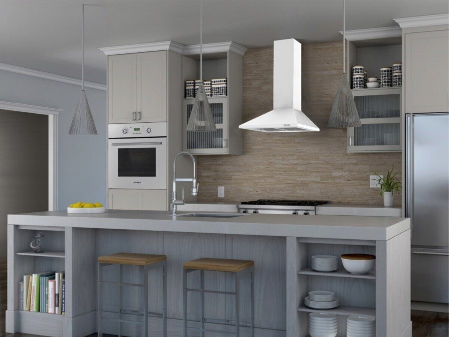 Каминная вытяжка Maunfeld Derby 60 белый