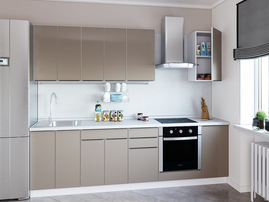 Кухня Фьюжн-01 Cappuccino