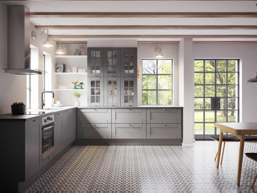 Белая кухня икеа итальянский фасад