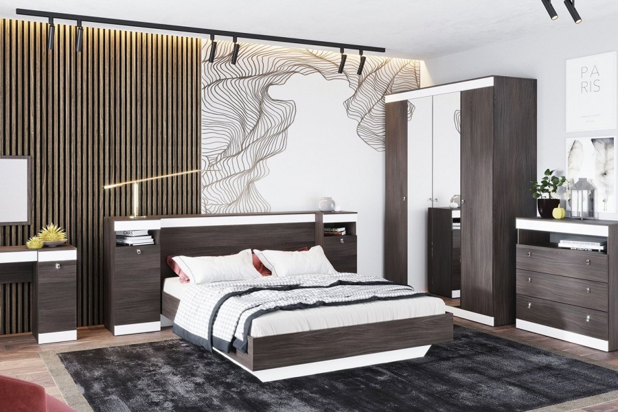 Кровать с подъёмным механизмом Solana Nils