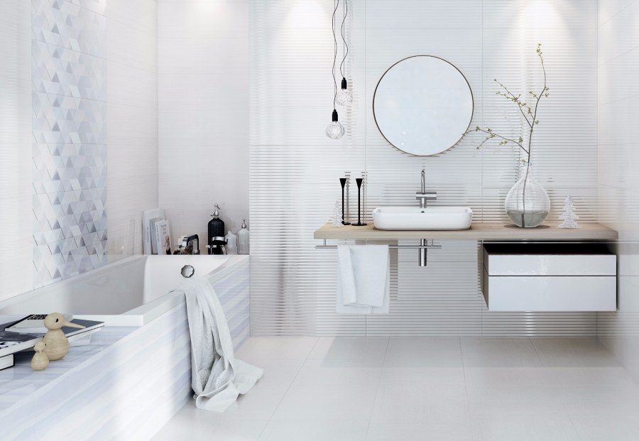 Плитка Elegant Stripes White 25x75 o-els-wtu051 Stripes White 25x75 g1