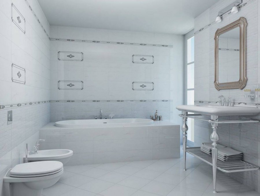 Statuario Mosaico плитка настенная декор 20х50