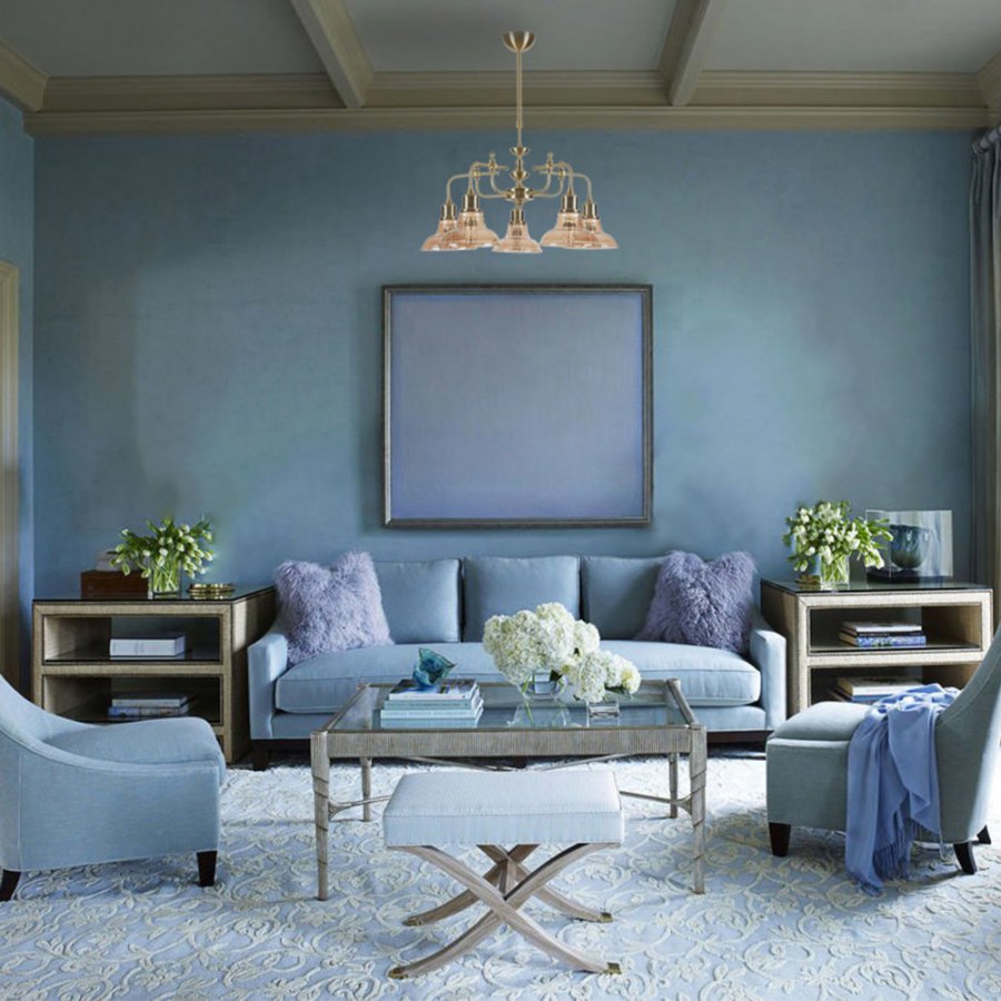 Подвесная люстра Lumien Hall Дезире 3305/5h-ab-CGN