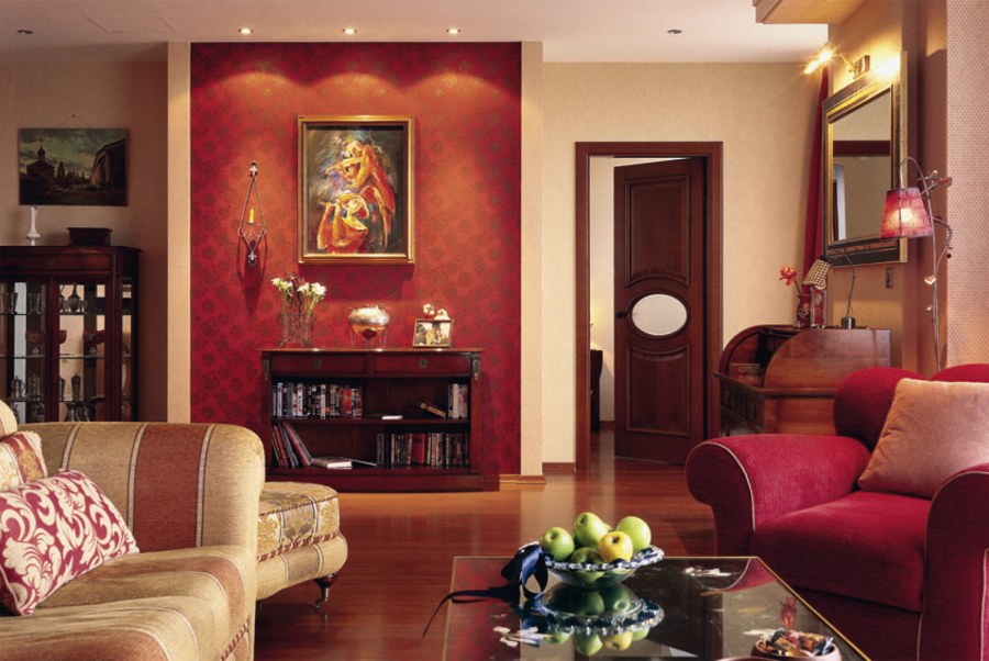 Насыщенные цвета в интерьере