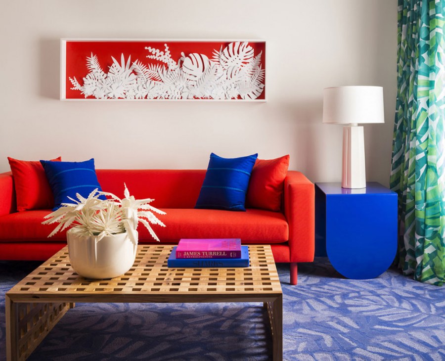 Интерьер в насыщенном цвете