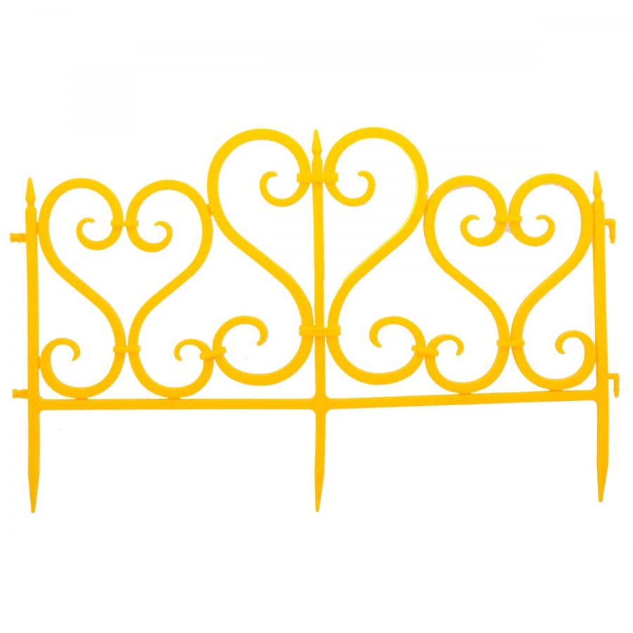 Декоративное ограждение «ажурное» (0,25 × 3 м, чёрный)