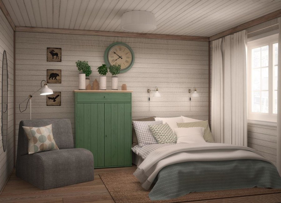 Имитация бруса Скандинавский стиль