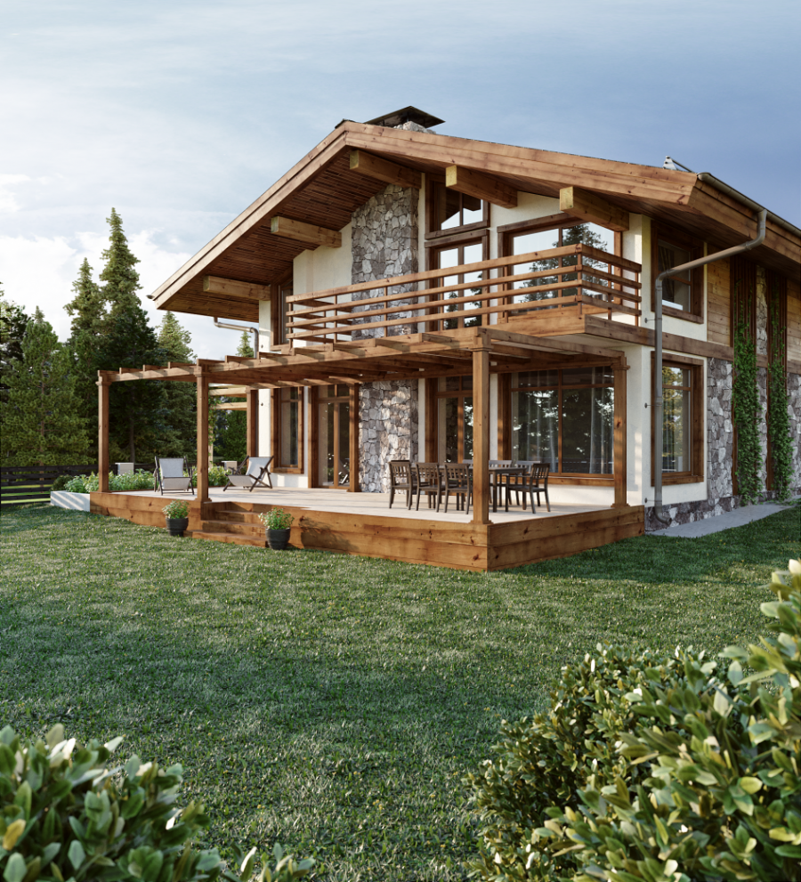 Стиль Шале в архитектуре