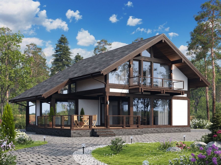 Фахверк 100 м2