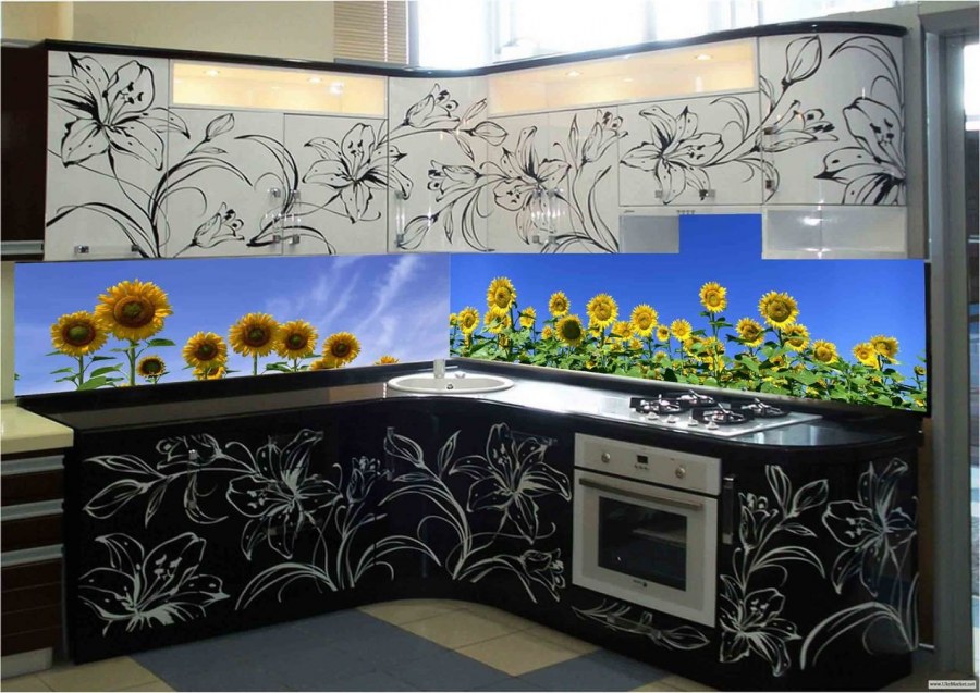 Фартук для кухни природа