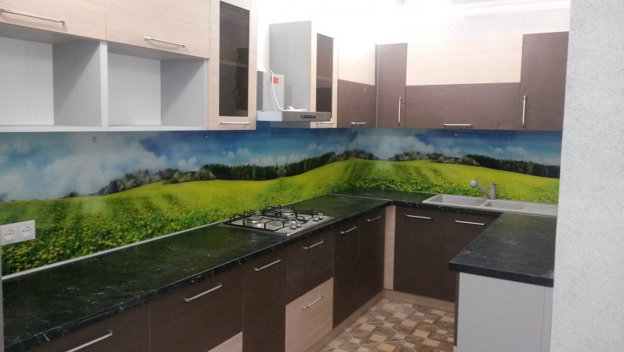 Стеновые панели для кухни природа