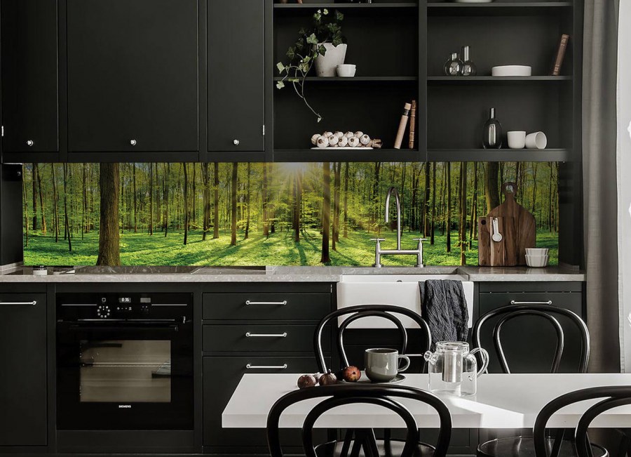 Кухонный фартук природа