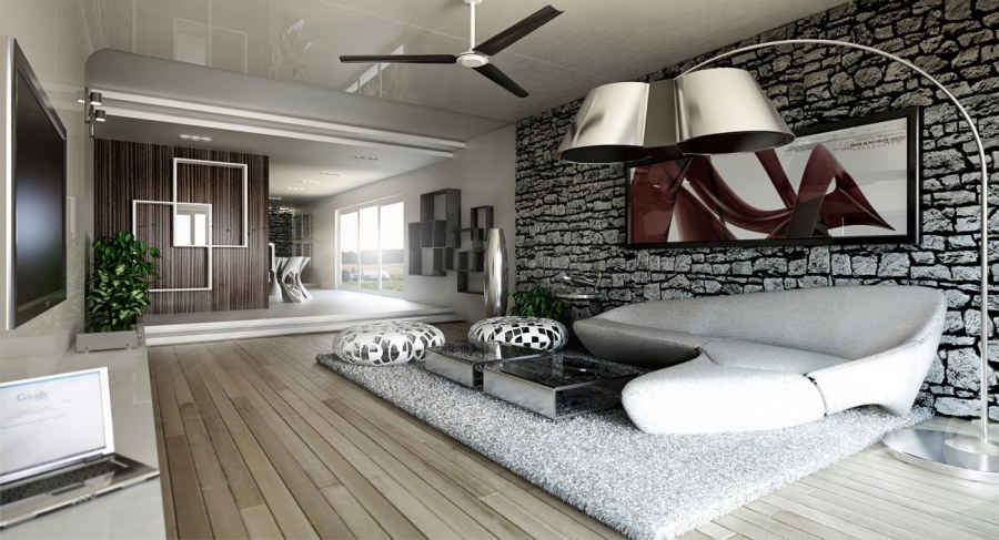 3d Max интерьер квартиры