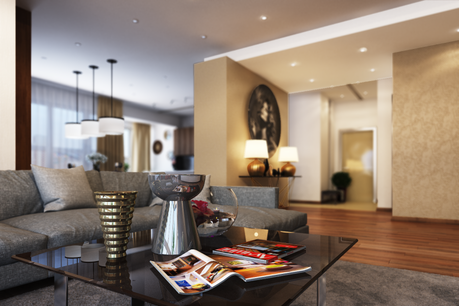 Рендеры квартир интерьер