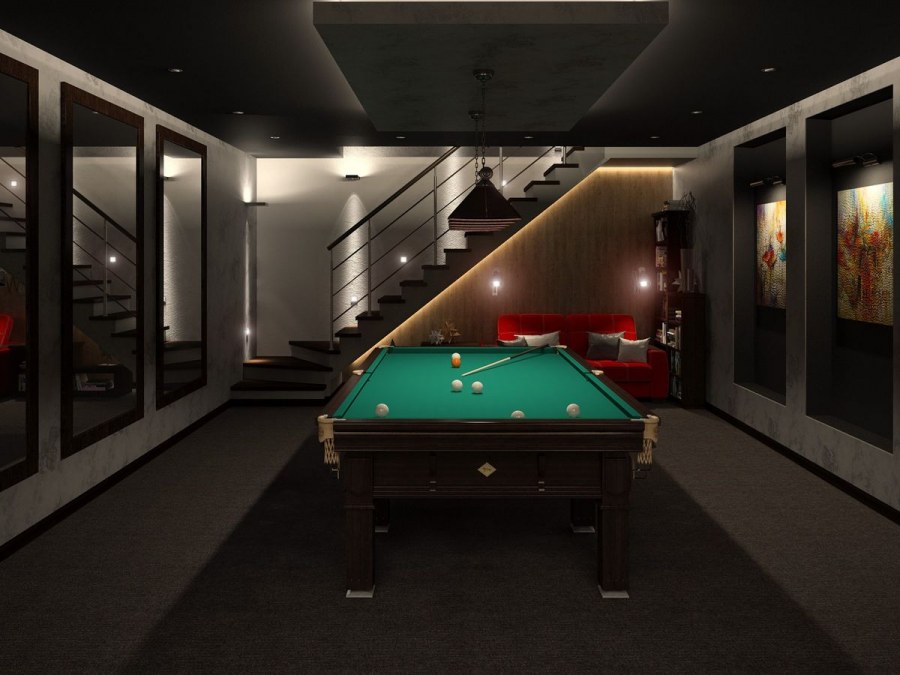 Бильярдная в коттедже