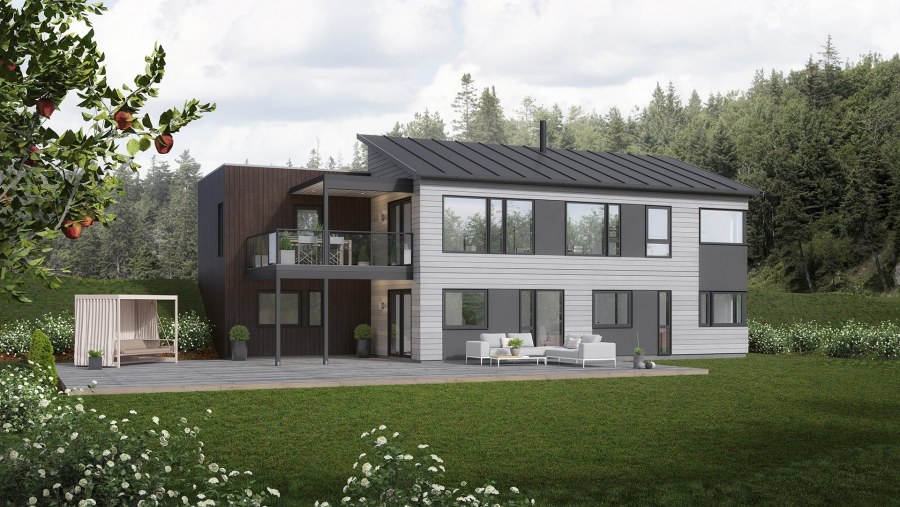 Дома из пеноблоков в скандинавском стиле