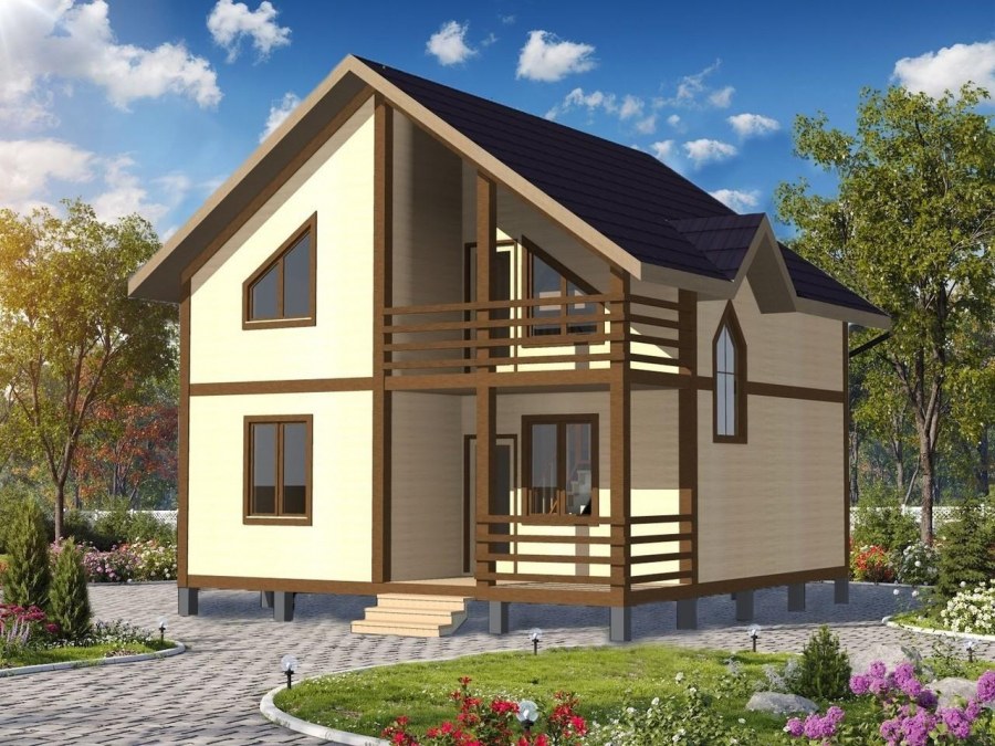 Домик в скандинавском стиле