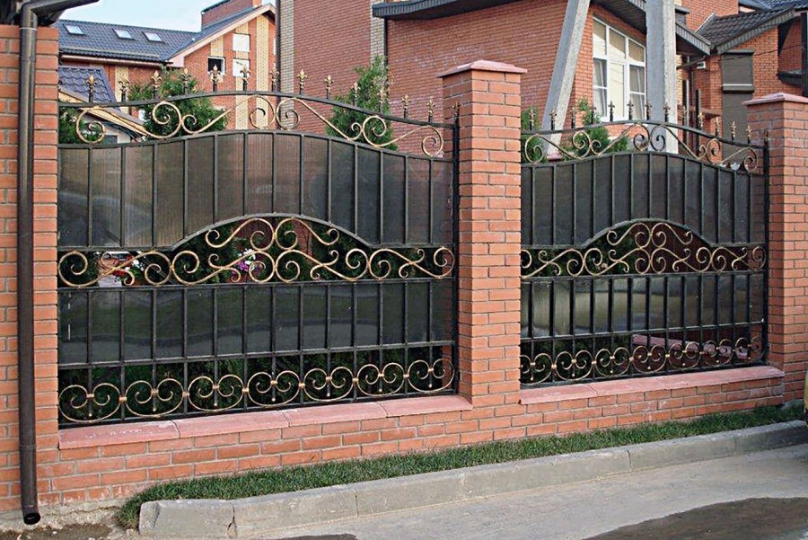 Кованый забор