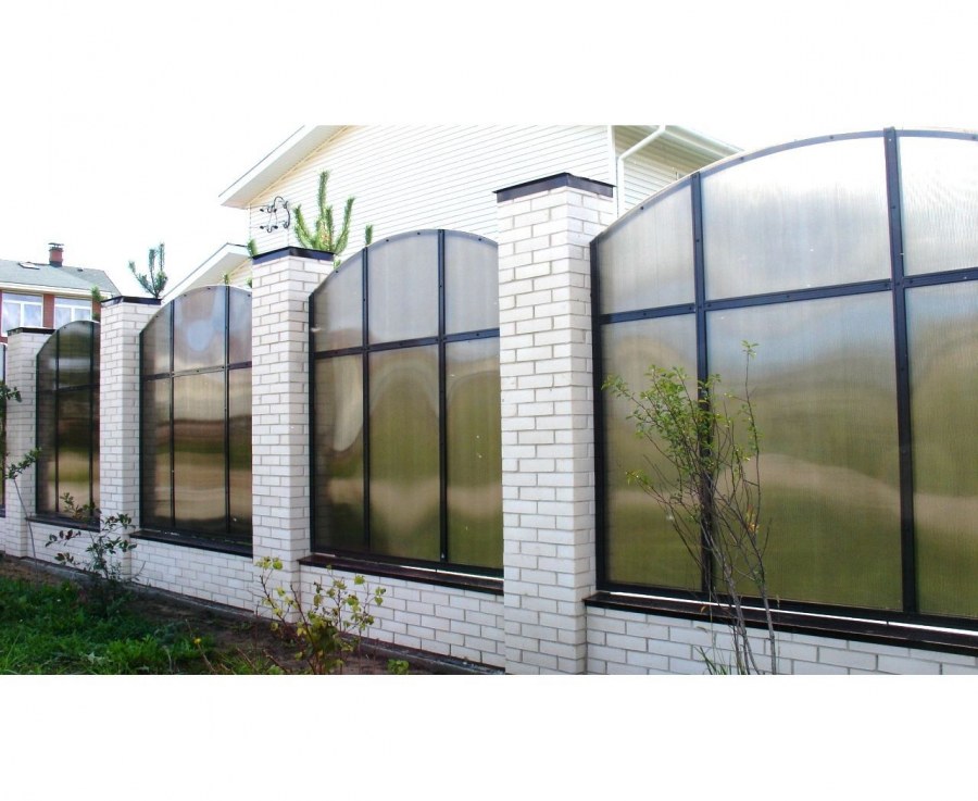 Прозрачный забор