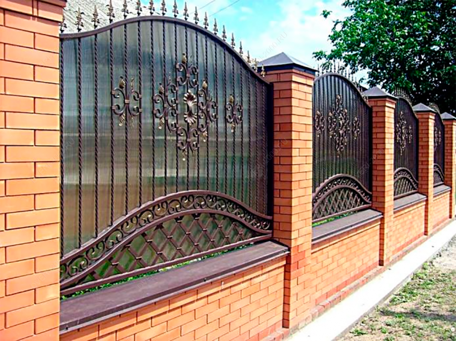 Кованый забор