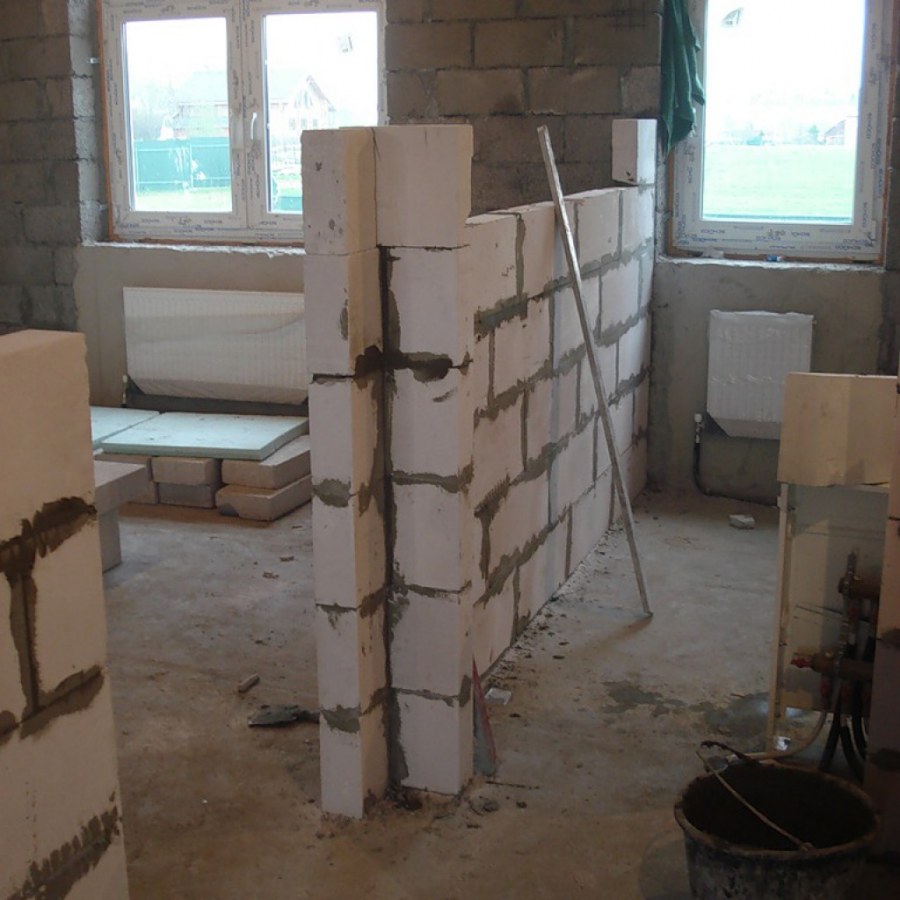 Межкомнатные перегородки второго этажа