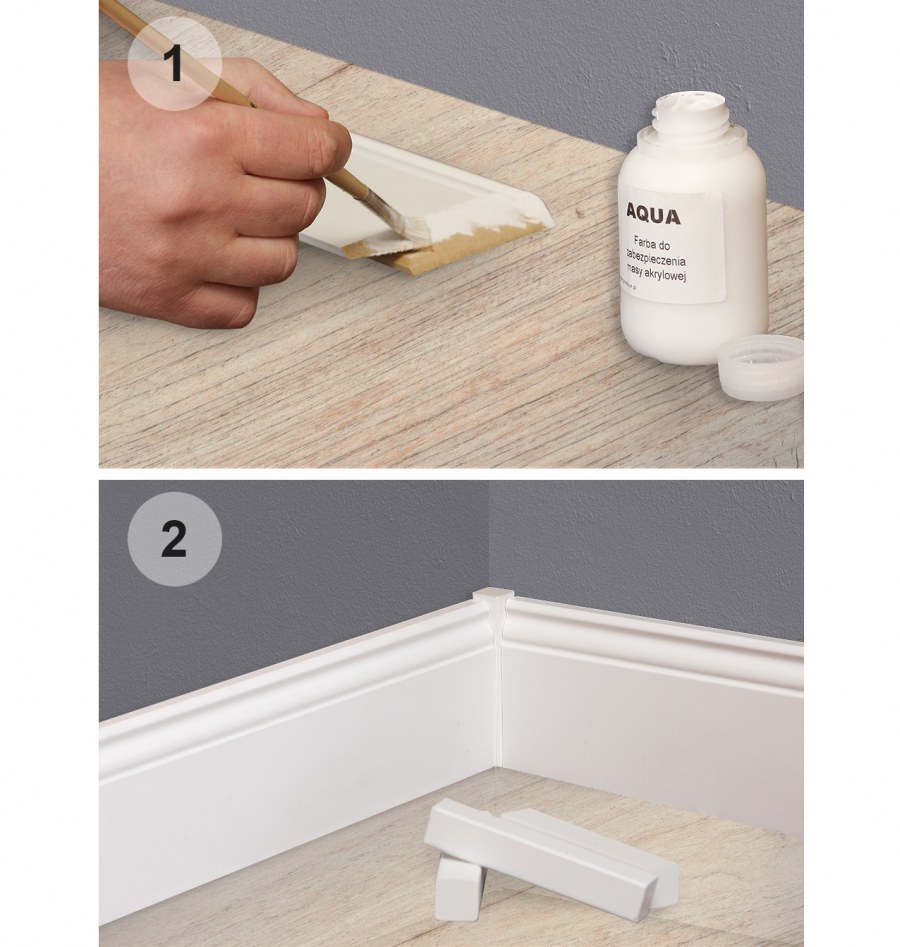 Плинтус МДФ угол наружный 45