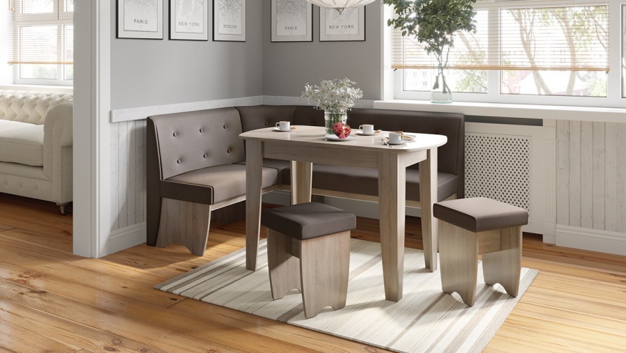 Кухонный уголок Барселона дуб сонома