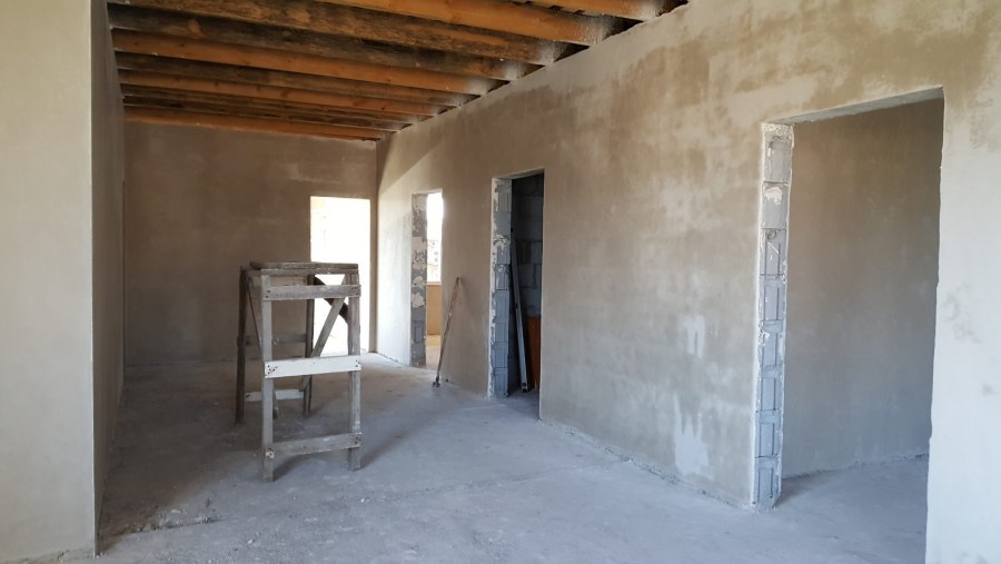 Оштукатуренное помещение