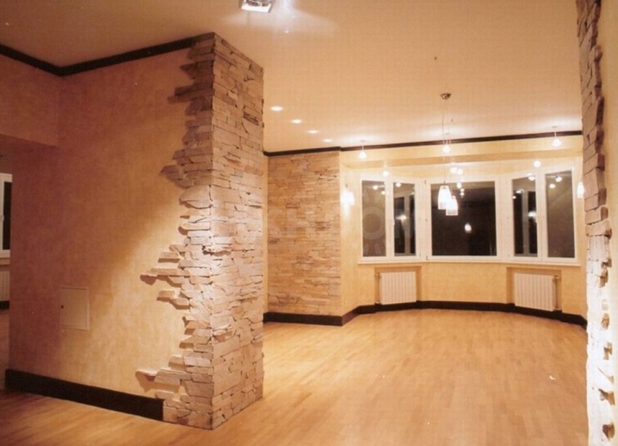 Красивая отделка стен в квартире